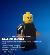 Black Adam's Unfinished LEGO Style In-Game