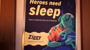 A poster in the Academy