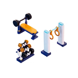 Supernova Academy Weight Room - Decor Bundle - LEGO Fortnite