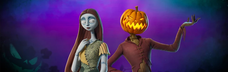 Sally and Pumpkin King - Promo - Fortnite