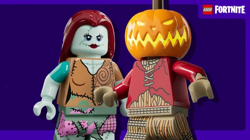 Sally and Pumpkin King - Promo - LEGO Fortnite