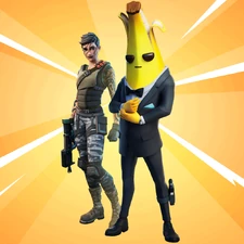 Promotional Chapter 2, Season 2 Battle Pass Image Featuring Maya and Agent Peely
