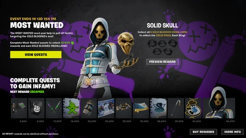 Most Wanted - Event - Fortnite