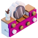 Pink Perfection Vanity - Furniture - LEGO Fortnite