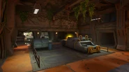 Interior of the second hangar