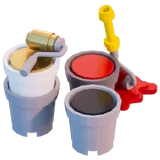 Empty Paint Buckets - Decoration - LEGO Fortnite