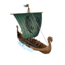 Wolf-Kissed Longboat - Glider - Fortnite