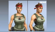 Female Soldier (Closeup)