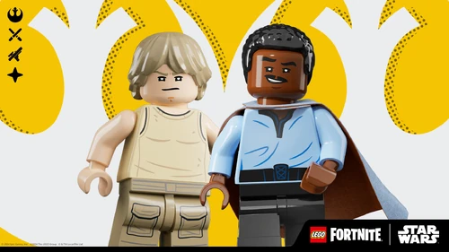 Dagobah Luke and Lando Calrissian - Promo - LEGO Fortnite
