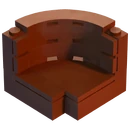 Tatooine Booth Bench - Corner - Furniture - LEGO Fortnite