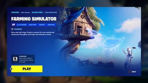 Fortnite Island E Rating - Creative - Fortnite