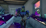 Lonely Trespasser doing the Tea Time emote.