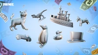 Monopoly Tokens Bundle - Promo - Fortnite