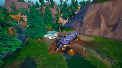 Crashed Battle Bus
