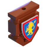 Knightly Wall Sigil - Bright Lion - Decoration - LEGO Fortnite