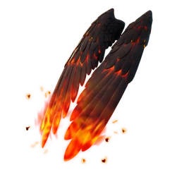 Feathered Flames - Back Bling - Fortnite