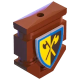 Knightly Wall Sigil - Battle Axes - Decoration - LEGO Fortnite