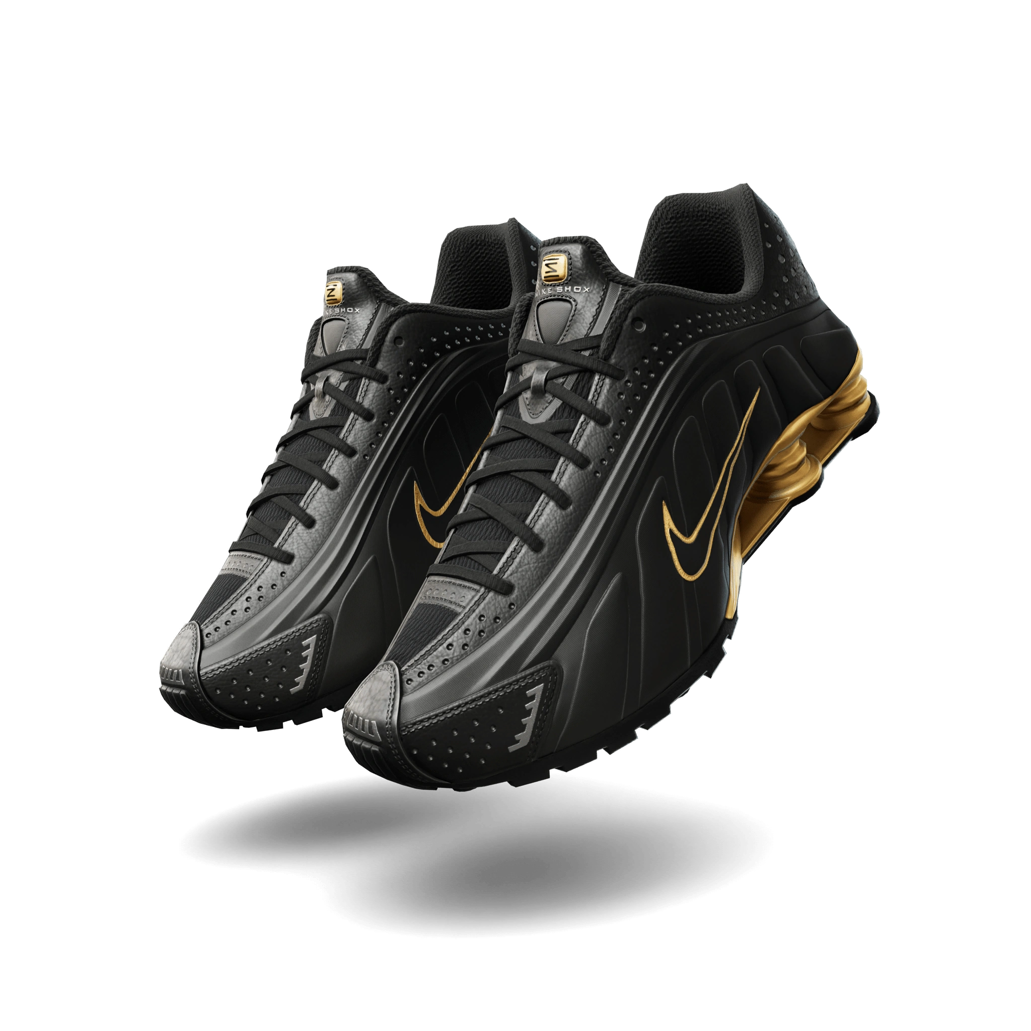 Nike Shox R4 'Black/Gold'