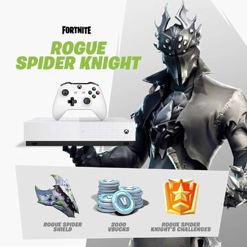  Xbox One S All Digital Edition Console Bundle w/Fortnite  exclusive - Downloads for Minecraft, SOT, & Fornite Battle Royale - 1TB Hard  Drive Capacity - Enjoy disc-free gaming - Includes 1