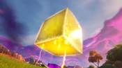 Gold Cube Hover (Day) - Cube - Fortnite