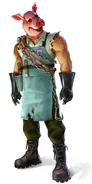 Concept Art for Pig the Butcher, from an Epic Games survey