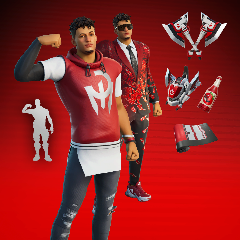 Which outfit suits Patrick Mahomes better? @fortnite