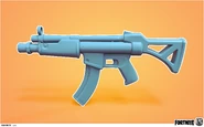 Submachine Gun Model - Concept Art - Fortnite.jpg (330 KB) Concept Art by Mark Van Haitsma