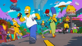 The Simpsons (Textless) - Keyart - Fortnite