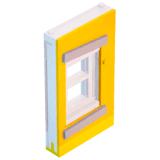 Yellow Window 01 - Building Part - LEGO Fortnite