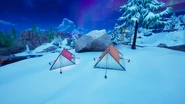 Campsite (Golden Coast - Snow - 3) - Unnamed Location - Fortnite.png (2.55 MB) Campsite (Near Latte Landing; Became part of snow biome in Update v40.00)