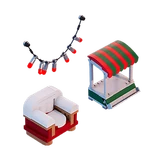 Winterfest Market 1 - Decor Bundle - LEGO Fortnite