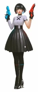 Concept Art for Evie's Syndicate Couture style, from an Epic Games survey