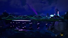 Neon Bay Bridge - Landmark - Fortnite