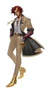 Concept Art for Formal Lucien West, from an Epic Games survey