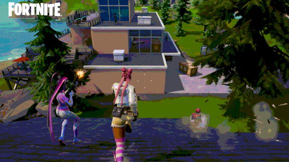 Sprinting and mantling - Promo - Fortnite