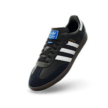 adidas gazelle silver green womens adidas Samba Indoor Shoes, Black/White/Red / 7.5 main image 1