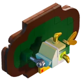 Green Flopper Plaque - Decoration - LEGO Fortnite