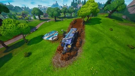 Crashed Battle Bus (S6) - Unnamed Location - Fortnite OG
