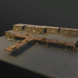 Pirate Dock - Prefab - Fortnite