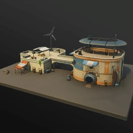 Sanctuary Market Building - Prefab - Fortnite