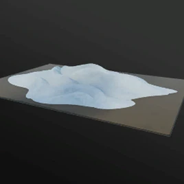 Background Snow Dunes Large - Prefab - Fortnite