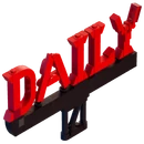 "Daily" Sign - Decoration - LEGO Fortnite