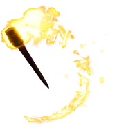 Spinning Torch Projectile