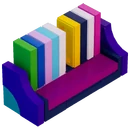 Small Brite Book Shelf - Furniture - LEGO Fortnite