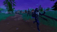 Jason slashing at his target with his machete