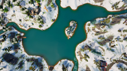 Loot Lake (Winterfest 2021 - Top View) - Landmark - Fortnite