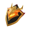 Blackened Shield (Burnished Shield) - Back Bling - Fortnite