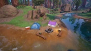 Campsite (Golden Coast - Sequoia Forest - 2) - Unnamed Location - Fortnite.png (3.95 MB) Campsite (Near Elites Outpost)