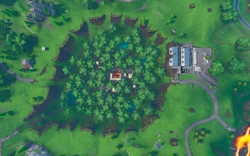 Dusty Divot (S8 - Top View) - Location - Fortnite