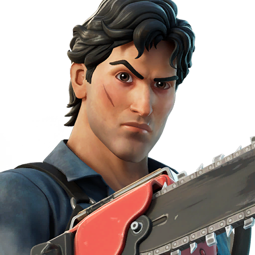 Fortnite character Ash Williams embraces the Evil Dead groovy